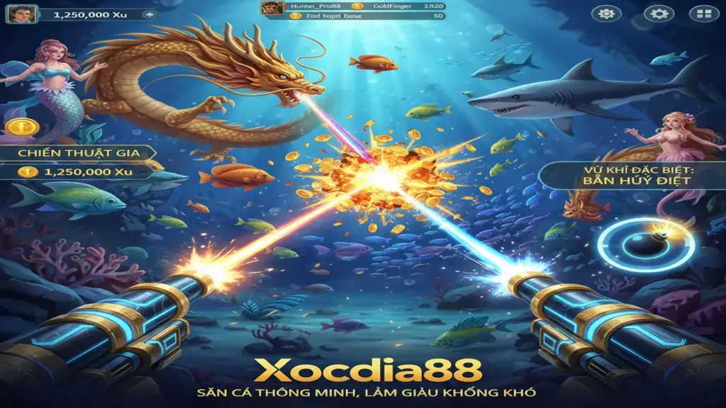 Cách quét sạch đàn cá chỉ trong 1 nốt nhạc Xocdia88