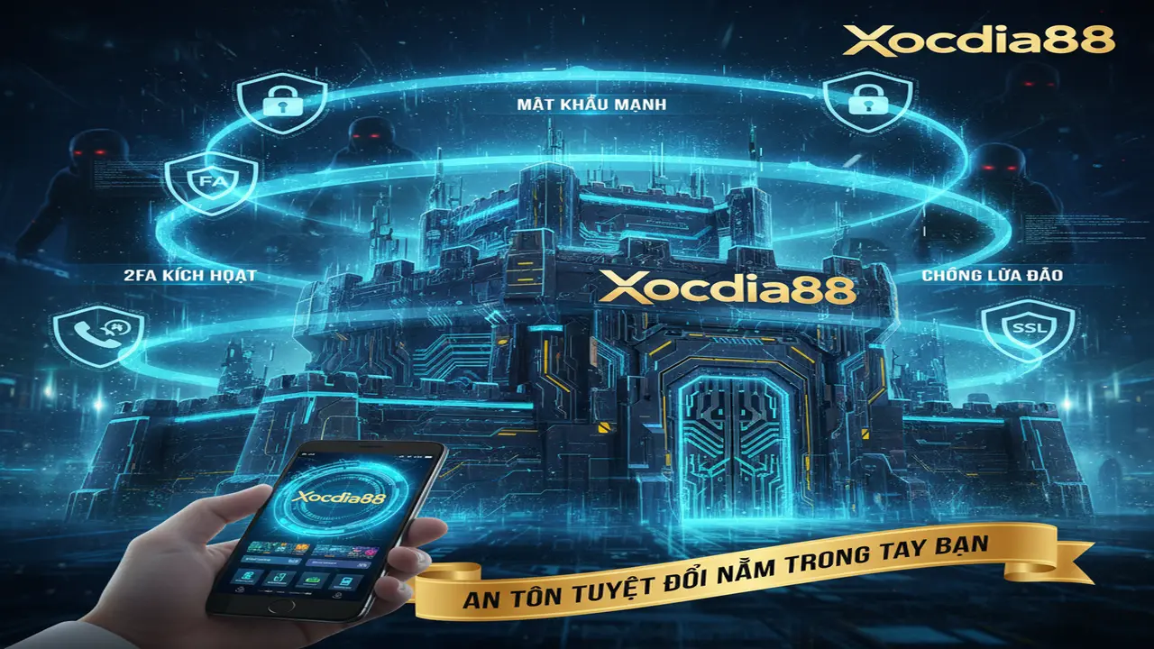 Bảo mật tài khoản: Chống hack tuyệt đối Xocdia88