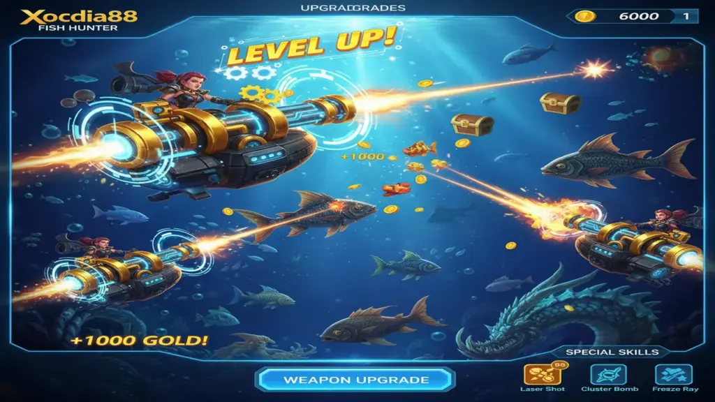 Nâng cấp súng Bắn Cá: Bí mật ít ai biết Xocdia88