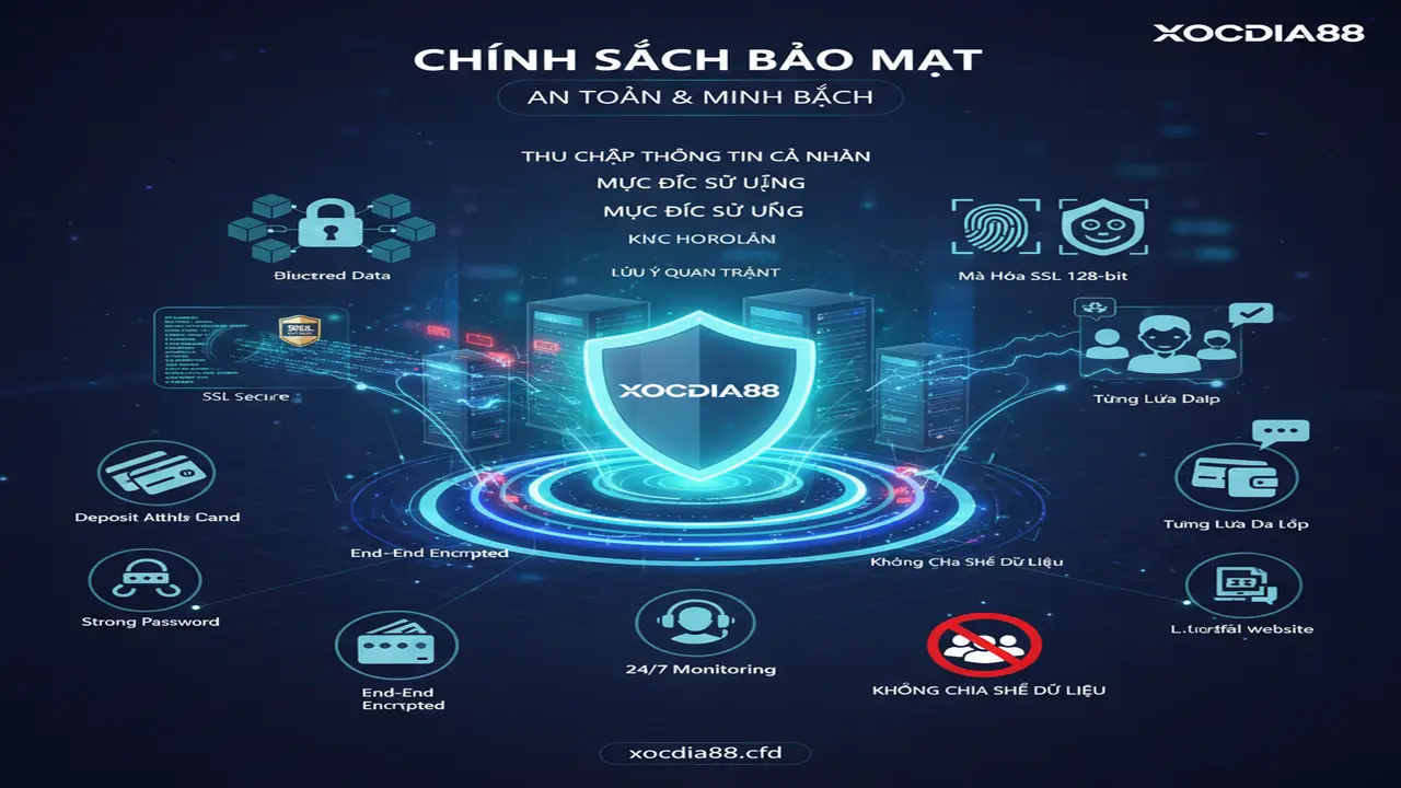 Chính Sách Bảo Mật Xocdia88