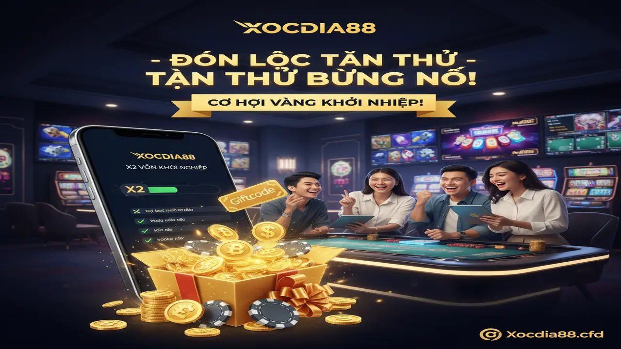 Đón lộc tân thủ: Nhận quà khủng khởi nghiệp Xocdia88