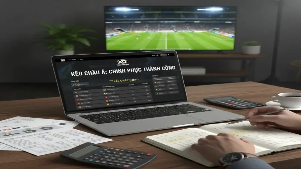 Kinh nghiệm cược kèo Châu Á từ cao thủ Xocdia88