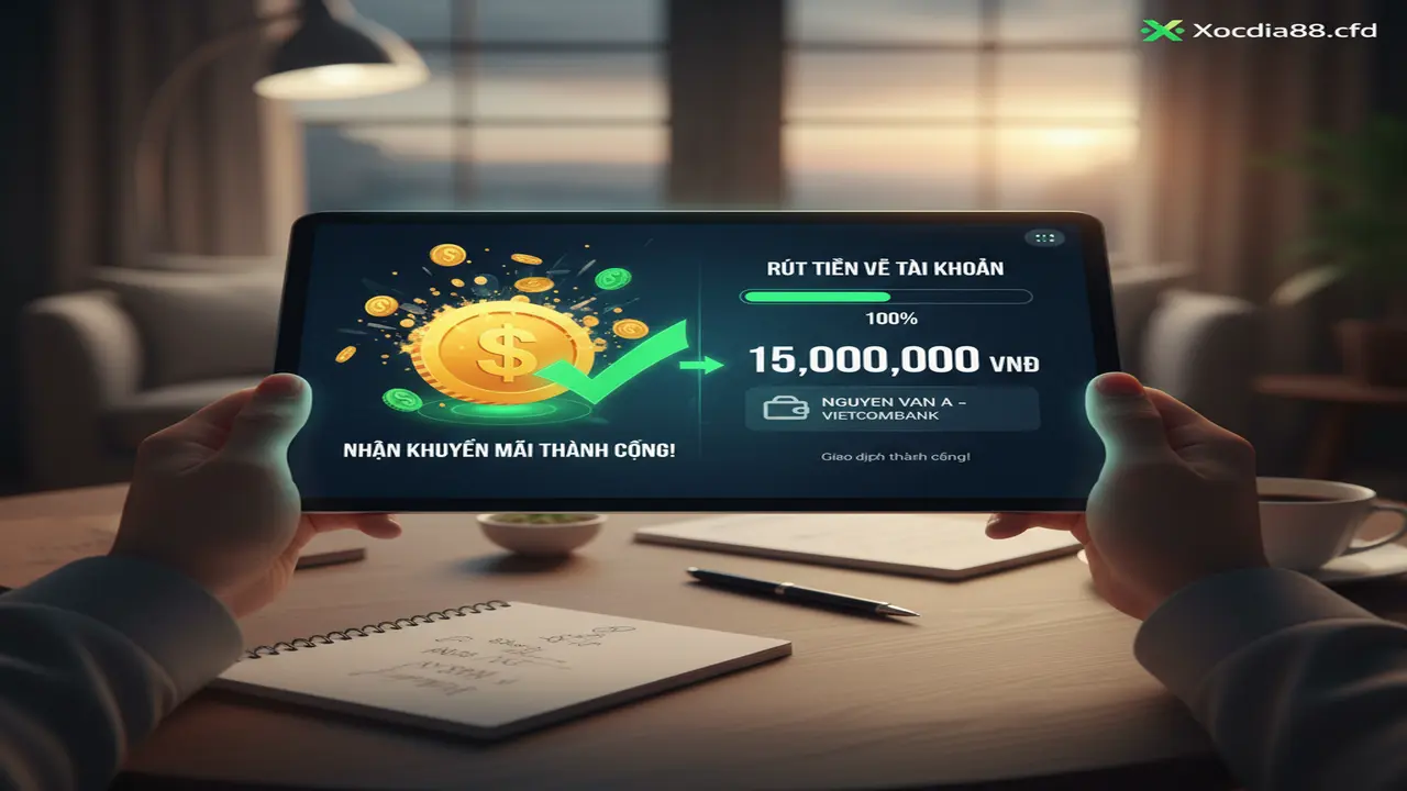 Lưu ý để rút tiền khuyến mãi thành công Xocdia88