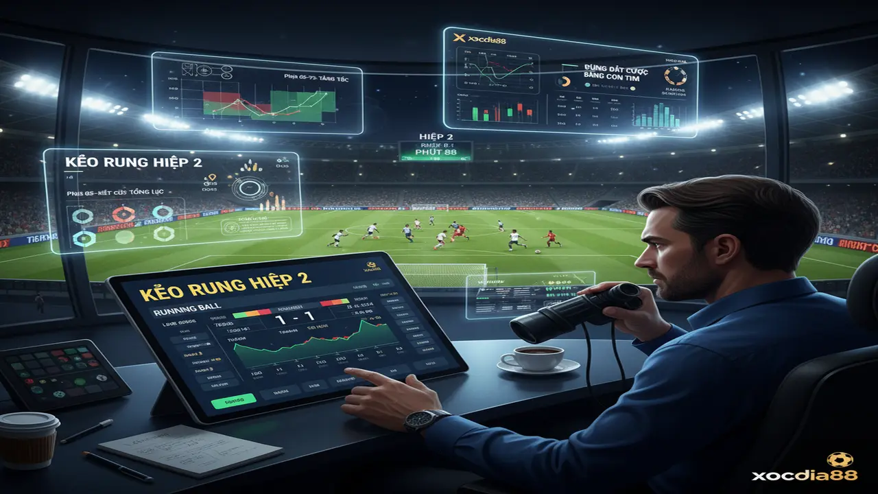 Hốt bạc phút cuối với kèo rung hiệp 2 Xocdia88