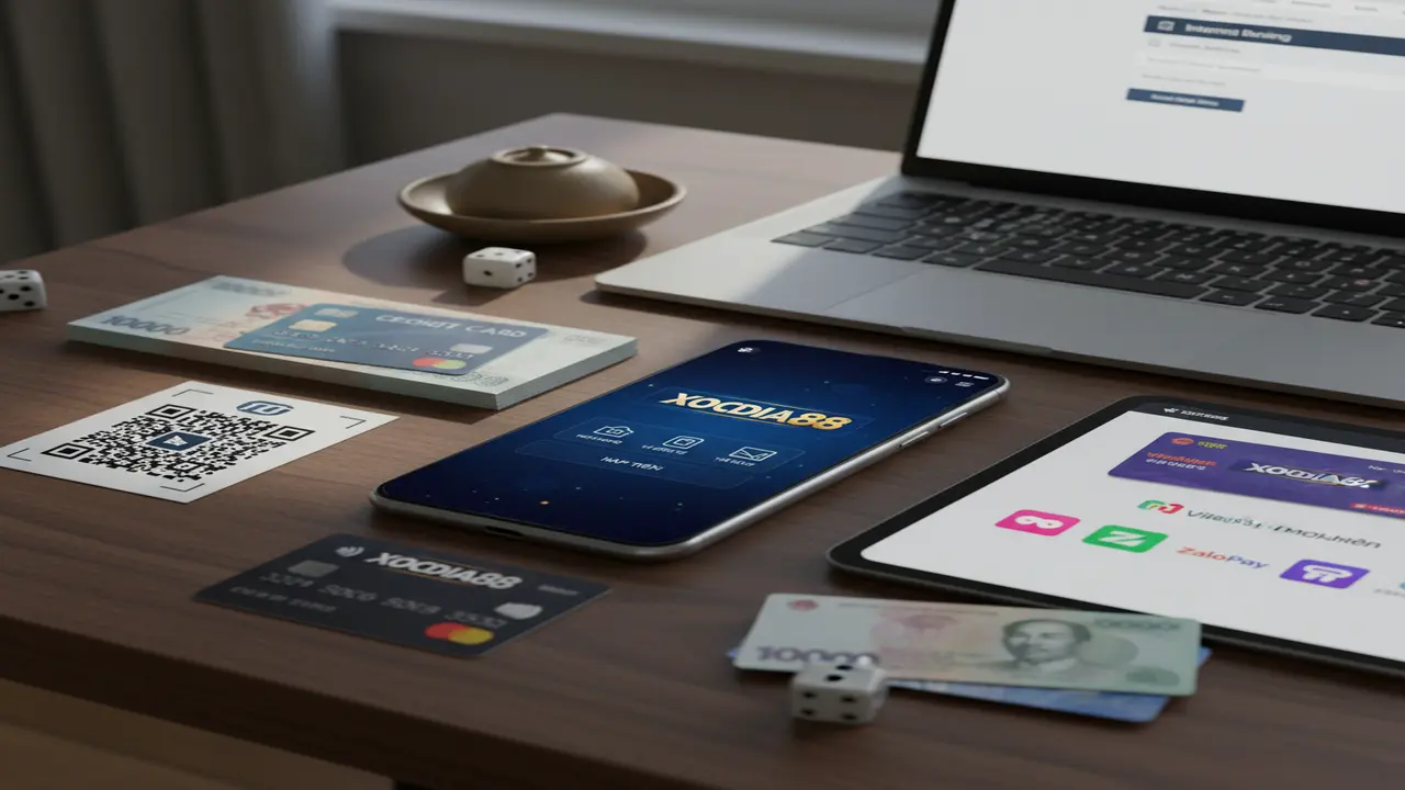 Nạp tiền (Ngân Hàng, Ví Điện Tử, Thẻ Điện Thoại) Xocdia88