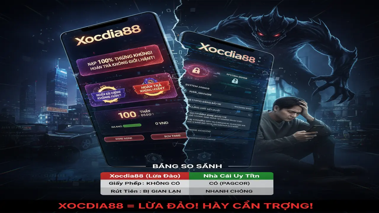 Vạch trần chiêu trò nhà cái lừa đảo Xocdia88