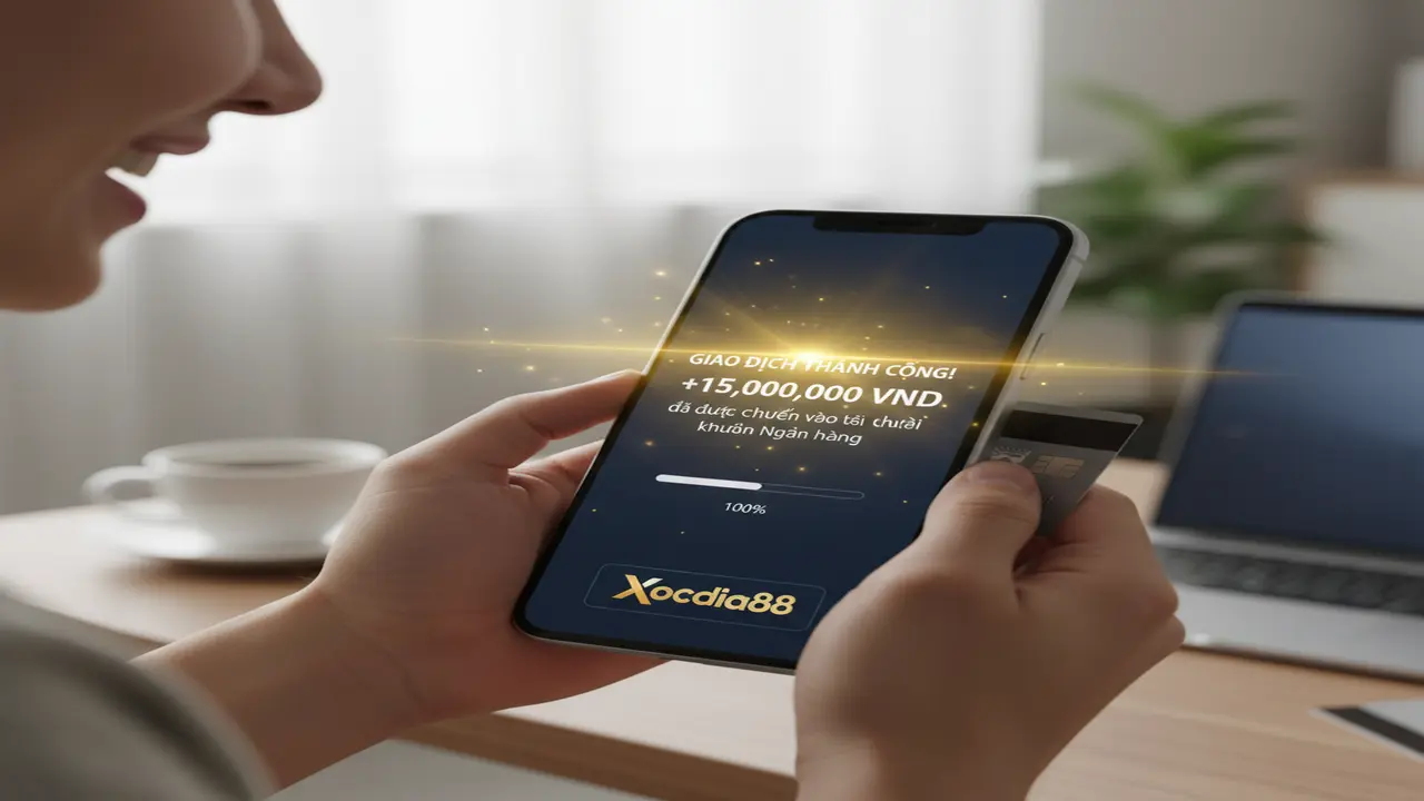 Rút tiền (Ngân Hàng, Ví Điện Tử, Thẻ Điện Thoại) Xocdia88