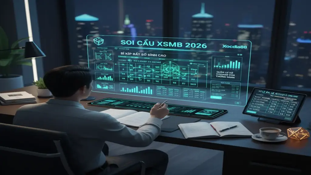 Soi cầu XSMB 2026: Cầu lô chạy cực đẹp Xocdia88