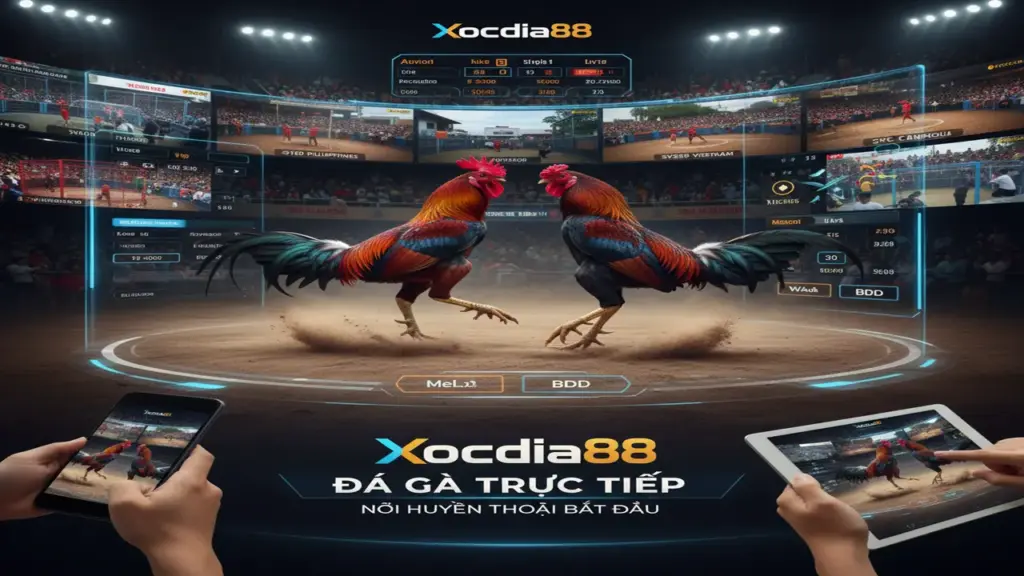 5 đấu trường đá gà trực tiếp hot nhất Xocdia88